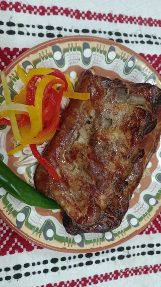 Coaste de porc la cuptor