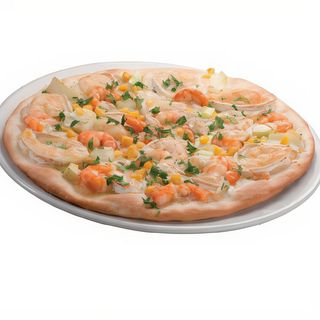 46 Pizza Con Gambas (33 Cm.)