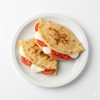 Piadina pomodoro e mozzarella