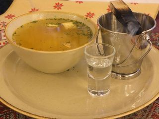 Уха душевная из семги и осетрины