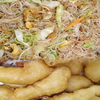 M8 Massa fina com Camarão Panado