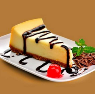Cheesecake cu topping de ciocolată