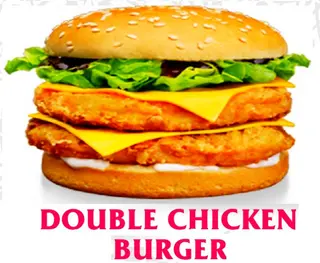 Double Chicken Burger