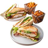 Chicken Kiev sandwich