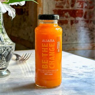 Zumo de naranja y zanahoria