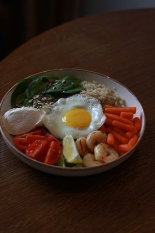 Боул з креветками