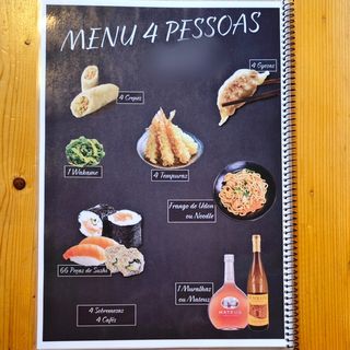 Menu 4 pessoas