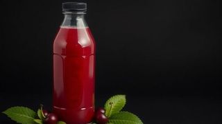 Homemade cherry juice