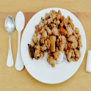 14E. Arroz Con Pollo De Salsa Teriyaki
