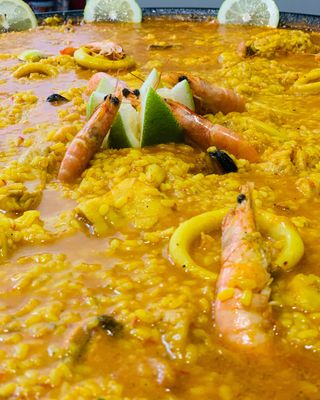 Arroz con marisco 