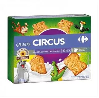 Galletas Circus Carrefour 411 Gr.