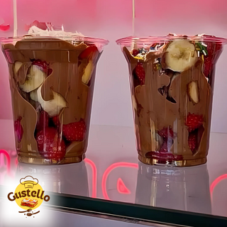 Coupe Fraise & Banane au Nutella