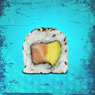 Урамаки Калифорния сьомга и авокадо (120г)