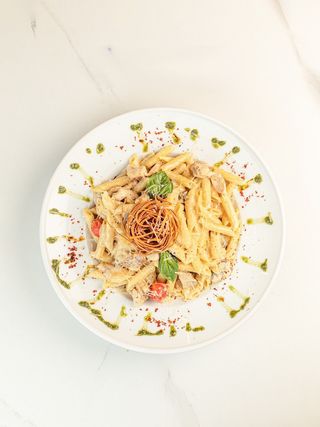 Penne Au Poulet Et Aux Champignons