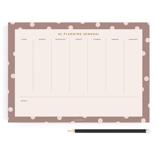 Planificador Mocca S/V A4 - 8435743802635