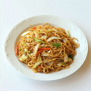 Spaghete din soia cu legume