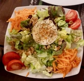 Ensalada queso cabra