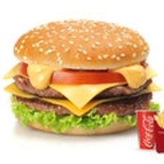 Panino doppio cheese burger menù