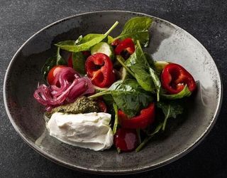 ГРЕЦЬКИЙ САЛАТ З КРЕМ ФЕТОЮ