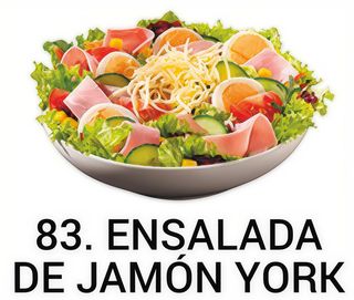80. Ensalada De Jamón York