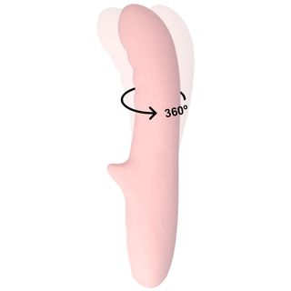 Vibrador Rotador recargable rosita