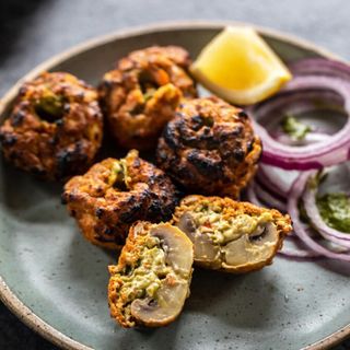 CIUPERCI IN CUPTOR TANDOORI( Tandori Mushroom)