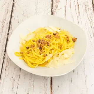 Spaguetti a la carbonara