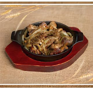 ქათმის ღვიძლი კეცზე