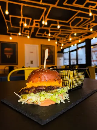 Cheesy burger