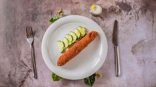 ქათამის კოტლეტი სულგუნით 