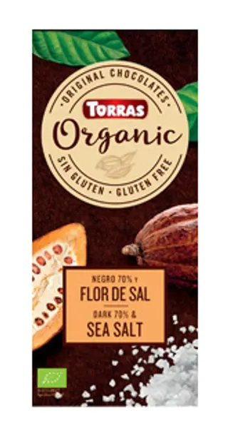 Chocolate Negro 70% Con Flor De Sal Torras...