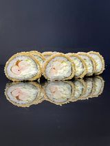 Hot roll з сиром камамбер і креветкою