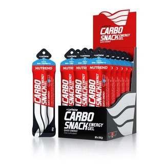 Nutrend carbosnack vrećice 50 gr blue raspberry s kofeinom