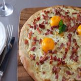 pizza carbonara (33 cm.)