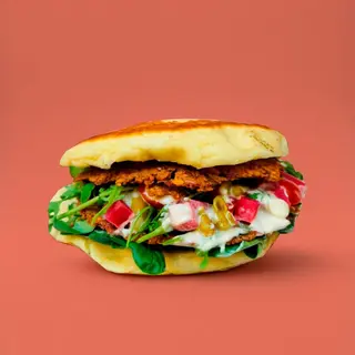 Smashed Falafel Burger