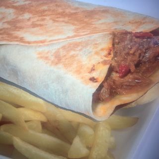 Menú Fajita De Carne Mechada Con Queso