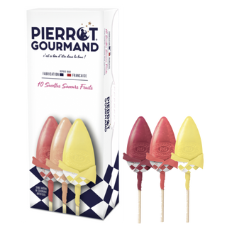 Piruletas Pierrot Gourmand Frutas (10 ud.)