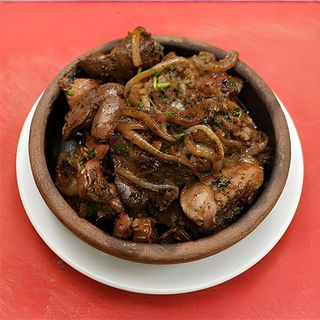 ღორის გულ-ღვიძლი კეცზე