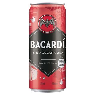 Bacardi No Sugar Cola