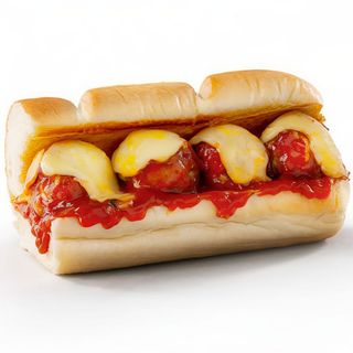 Panino con Polpette di Manzo - 15cm