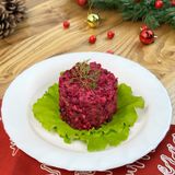 Салат Свекла с майонезом и чесноком (150 гр)