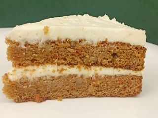 Carrot cake porción
