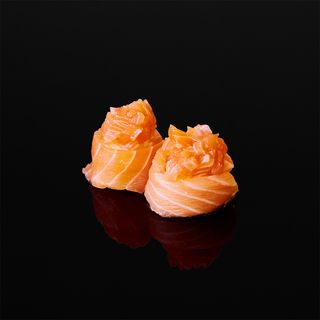Gunkan salmon 2 pezzi