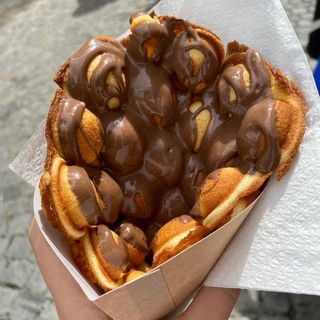 Bubble waffle nutella