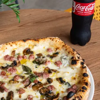 Menú pizza individual.