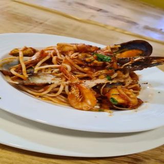 Spaguetti Al Frutti Di Mare
