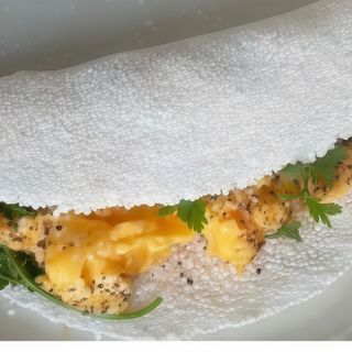 Tapioca com Ovos Mexidos Bio
