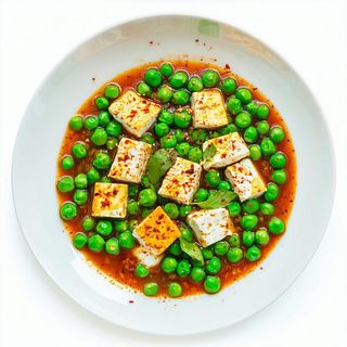 Matar paneer