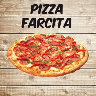 Pizza  rossa farcita 