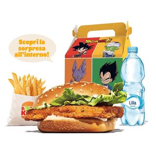 King junior menù chicken burger